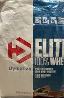 Mängden socker i Dymatize Elite Whey Protein Powder