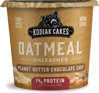 Mängden socker i Unleashed oatmeal peanut butter chocolate chip instant oatmeal