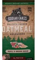 Mängden socker i Maple & brown sugar protein-packed unleashed oatmeal, maple & brown sugar