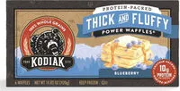 Mängden socker i Thick and fluffy power wafles - blueberry