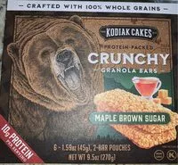 Mängden socker i Kodiak Cakes Crunchy Granola Bars