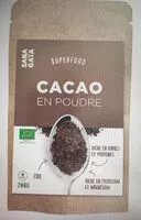 Mängden socker i Cacao cru en poudre Bio - 200 g