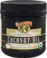 Mängden socker i Barleans extra virgin coconut oil organic