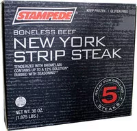 Mängden socker i Boneless Beef New York Strip Steak