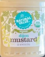 Mängden socker i Organic dijon mustard