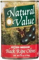 Mängden socker i Ripe Black Olives