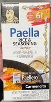 Mängden socker i Paella Rice & Seasoning