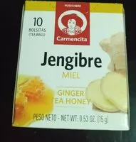 Mängden socker i Te jengibre con miel