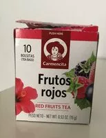 Mängden socker i Infusión frutos rojos e hibisco
