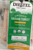 Mängden socker i Organic ground turkey