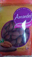 Mängden socker i Amandes Décortiquées