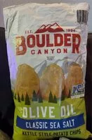 Mängden socker i Olive Oil Classic Sea Salt Kettle Style Potato Chips