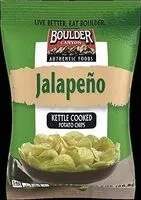 Mängden socker i Boulder canyon jalapeno kettle cooked potato chips
