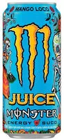 Mängden socker i Energético Juice Monster Mango Loco Lata 473ml