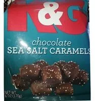 Mängden socker i Chocolate, sea salt caramels, sea salt caramels