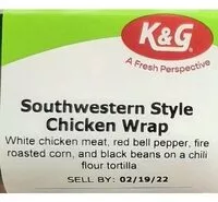 Mängden socker i Southwestern Style Chicken Wrap