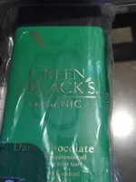 Mängden socker i Cadbury green & black's chocolate bar mint infused dark 10x3.5 oz