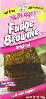 Mängden socker i No pudge fat free fudge brownie mix original