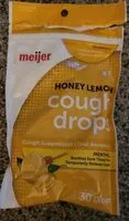 Mängden socker i Honey Lemon Cough Drop