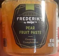 Mängden socker i Pear fruit paste