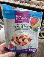 Mängden socker i Freeze dried mixed fruits