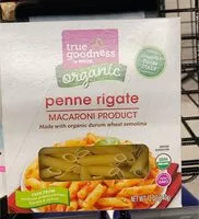 Mängden socker i organic penne rigate