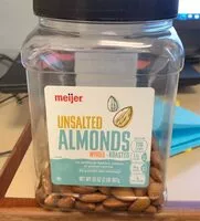 Mängden socker i Unslated Almonds