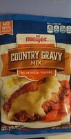 Mängden socker i country gravy mix