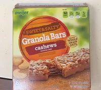 Mängden socker i Cashew Granola Bars