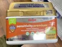 Mängden socker i Sensitive premium infant formula