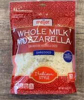 Mängden socker i Whole Milk Mozzarella