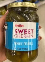 Mängden socker i Sweet Gherkin Whole Pickles