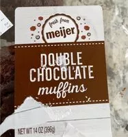 Mängden socker i Double chocolate muffins