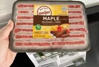 Mängden socker i Maple sausage links