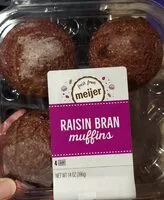 Mängden socker i Raisin bran muffins