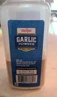 Mängden socker i Meijer Garlic Powder