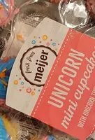 Mängden socker i Meijer unicorn mini cupcake