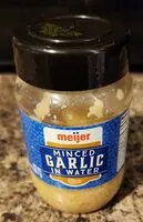 Mängden socker i Meijer Minced Garlic in Water