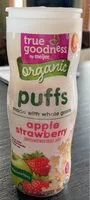 Mängden socker i Organic puffs apple strawberry
