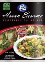 Mängden socker i Asian sesame salad kit