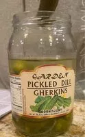 Mängden socker i Garden Pickled Dill Gherkins