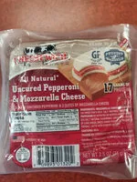 Mängden socker i All Natural* Uncured Pepperoni & Mozzarella Cheese