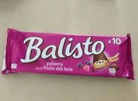 Mängden socker i Balisto yoberry goûts fruit des bois