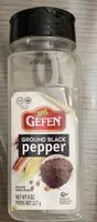 Mängden socker i Ground black pepper