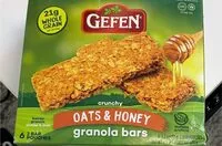 Mängden socker i Gefen granola bars