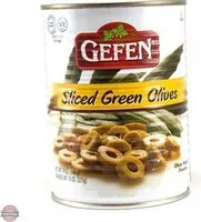 Mängden socker i Sliced green olives