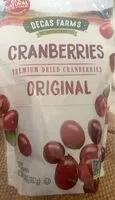 Mängden socker i Cranberries