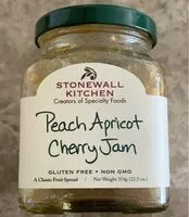 Mängden socker i Peach apricot cherry jam