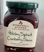 Mängden socker i Holiday spiced cranberry sauce