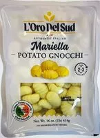 Mängden socker i Potato gnocchi